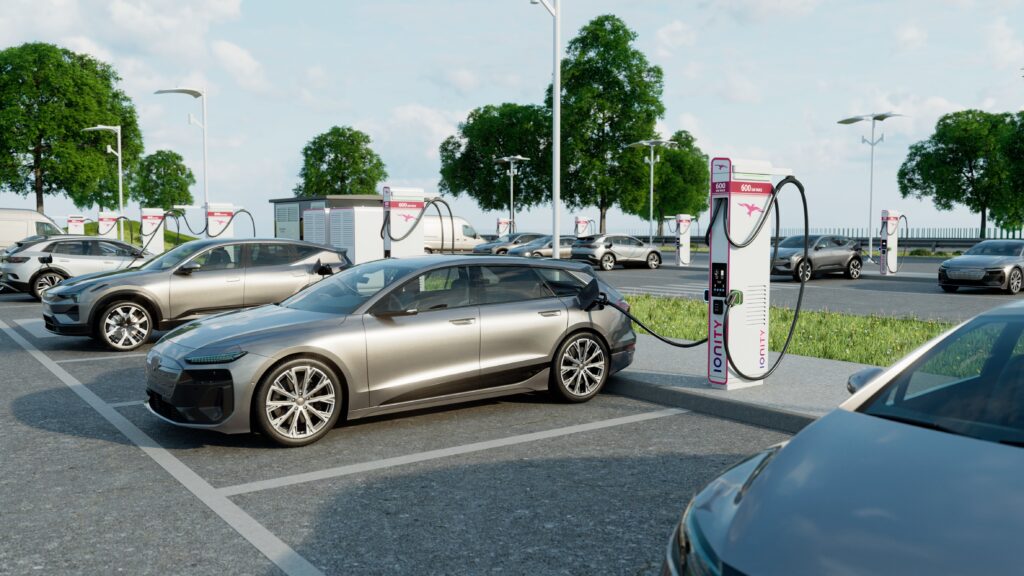 Megawatt-Ladetechnik für E-Autos